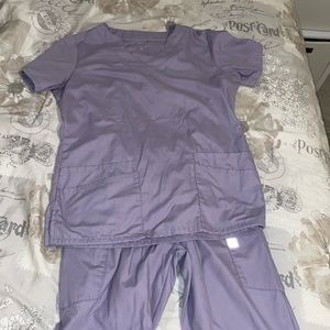 Light purple Buttersoft scrub set